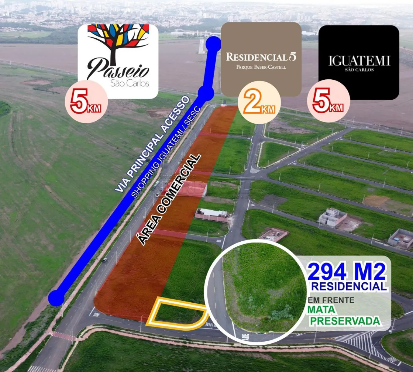 Terreno / Padrão em São Carlos , Comprar por R$212.000,00